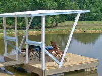 Cabin Borders Zaleski State Forest 40 Private Acres with Stocked Pond