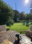 Fire pit, grill, patio, and blocks from Lake Michigan beach!