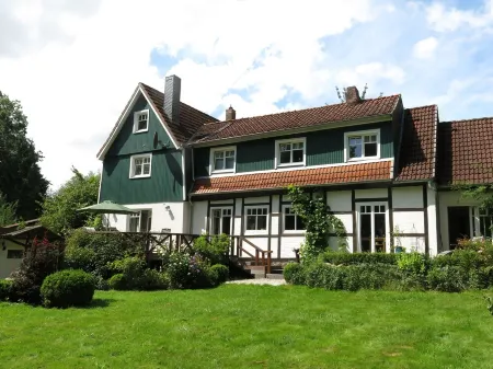 Apartment "Im Kupfermühlental" for hikers, cyclists and water sports Отели в г. Бек