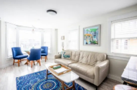 Contemporary  Elegance Meets Coastal decor