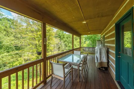 Hot Tub+River Views, Grill, Fireplace! Mtn Views, Private, 5 Min to Burnsville!