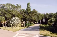 Mango Tree Cottage on a bike trail