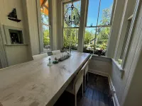 Charming & renovated airy Train Depot turned cottage steps from Lake Michigan