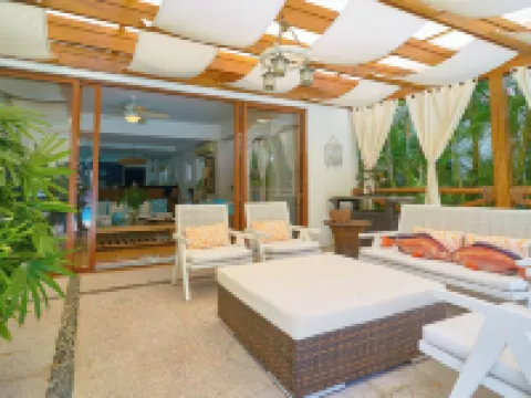 Beach Villa in El Portillo Sleeps 12 Hotels in El Limon