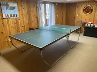 Lucky View Lodge Log Cabin on Big Butternut Lake Luck, WI 3 acre 300ft lakeshore Hotels in Luck