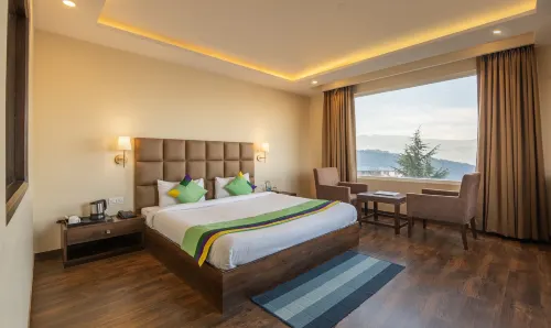Treebo the Northern Retreat Resort with Mountain View - شرفة