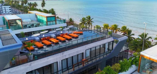 Flat 409 Premium Com Sacada e Vista Mar l Frente Mar Cabo Branco - Setai Edition - Infinity Pools