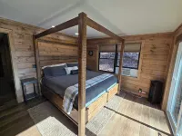 Nantahala Nookie Nook: A Playful Retreat w/Stunning Long-Range mt Sunset Views - balcony