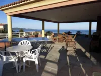 Villa a casa di san filippu seaside, panoramic view of the gulf