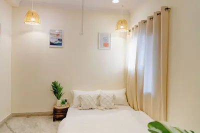 Modern Boho Bliss Hauz Khas 402 Hotell i Hauz Khas