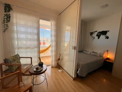 Studio with balcony and sea view, with pool in Salvador Hotels in Amaralina