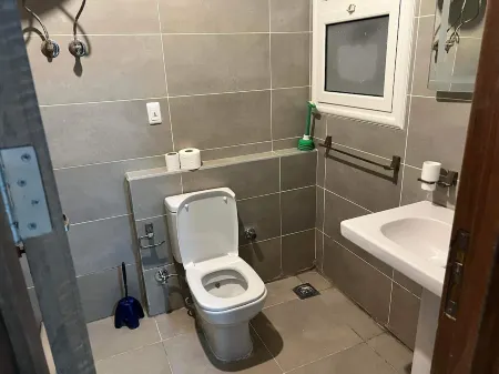 For rent in Amwaj North coast chalet 2 bedrooms,fully furnished directly on pool