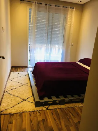 Cozy appartment with swimming pool & garden Отели в г. Ain Chock Hay Hassani