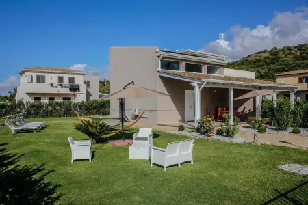 Entire Villa near Cefalú, in village with pool, spa and multipurpose fields