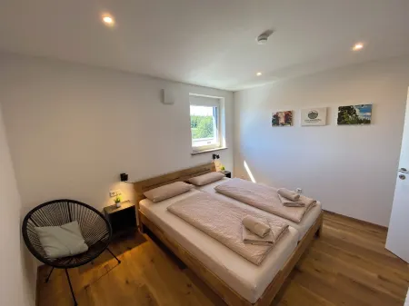 Newly renovated vacation apartment Hopfenblick 100sqm 6 persons roof terrace