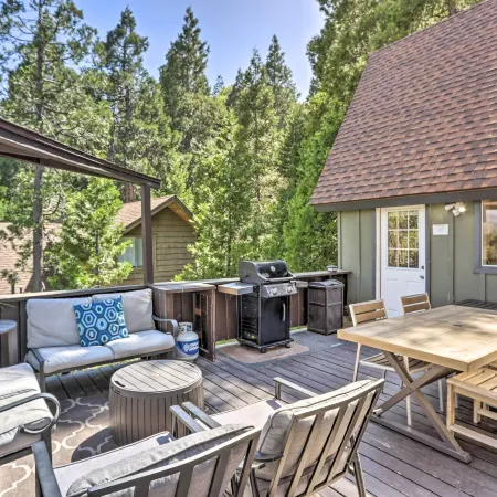 A-Frame Home w/ 3 Decks & Lake Arrowhead Views!