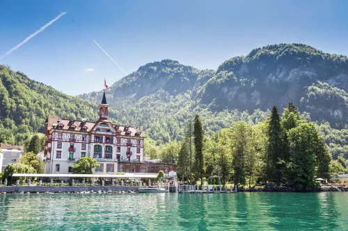 Hotel Vitznauerhof - Lifestyle Hideaway at Lake Lucerne - Mountain view
