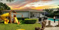 Miami 5Br Villa w/ Heated Pool, Games & BBQ L01