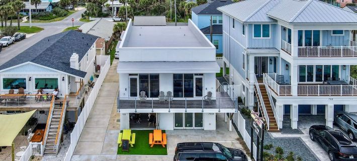 Ocean Front Flagler Beach Sleeps 5 People Hotels in Flagler Beach