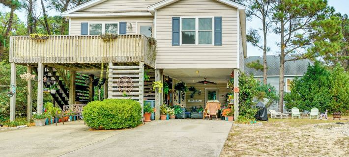 Nags Head Apt with Patio - 1/2 Mile Walk to Beach! Hotels in Nags Head