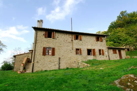 View of Monte Amiata for 3 Guests Agriturismo la Piaggia - Vivo d'Orcia