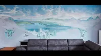 Cozy Apartment with Lake View for 6 Guests