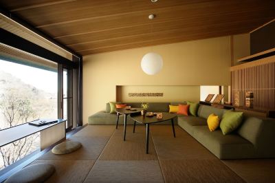 箱根ごこちの間　清流リビング付き和洋室 星野リゾート 界 箱根の写真