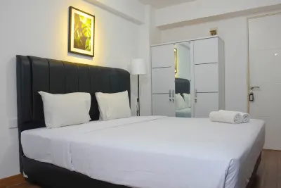 Apartemen studio 20 m² dengan 1 kamar mandi pribadi di Rawamangun