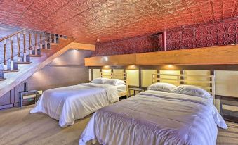 Walk to River: Unique Studio in Renovated Bar!