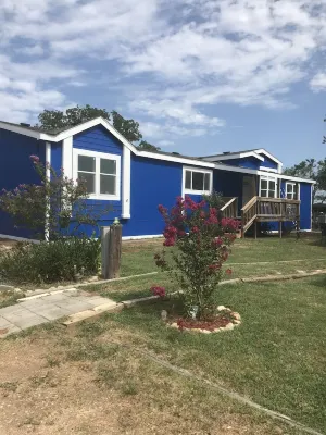 This 3 bedroom, 2 bath home on beautiful Lake Buchanan at Poppy's Pointe Resort!