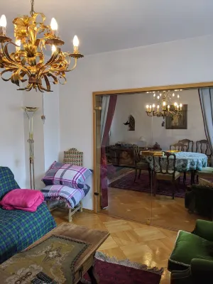 Comfortable apartment, 2 rooms-kitchen-bathroom and balcony (110m²), city center Hotels in Landstuhl