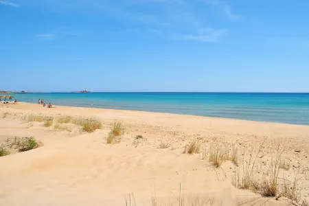 Villa at 20 m. from the sea on the beautiful and unspoiled beach of Carratois