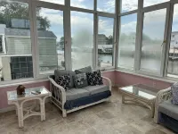 Family size Beach house located right on the lagoon