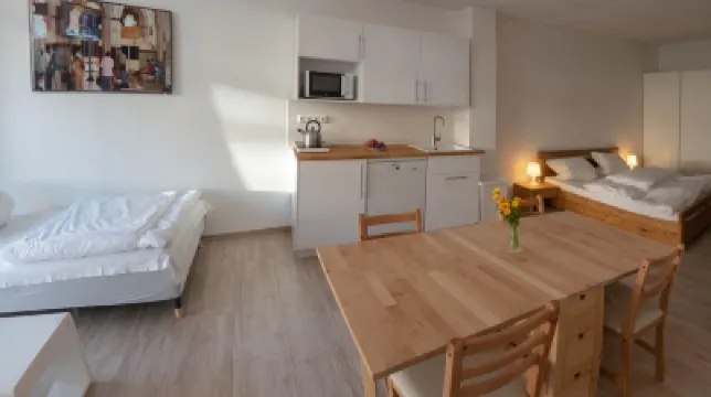 Vacation apartment in Würzburg city with terrace incl. parking spaces in front of the door 뷔르츠부르크 역 주변 호텔