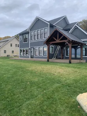 Lake Front Property. Stunning, quiet retreat with beautiful vistas and sunsets.