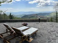 Villa "Il Diaccio" with a panoramic view of the Tuscan Maremma Hotels in Roccastrada