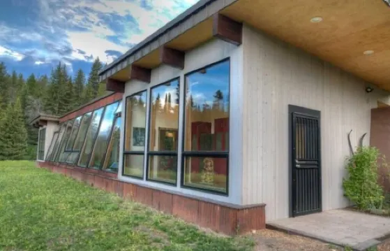 Earthship Home in Big Sky