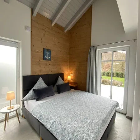 Vacation home Lee&Luv with barrel sauna, free W-LAN