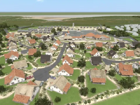 Villa at Nieuwvliet-Bad Near the Beach Hotels in 