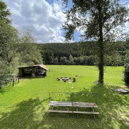 Ardennes Villa with Riverside Garden and Views