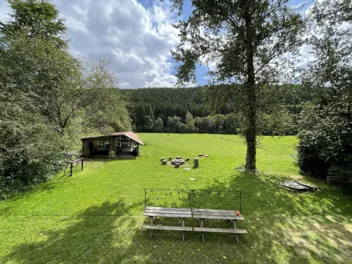 Ardennes Villa with Riverside Garden and Views