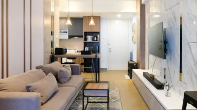 Aesthetic 2Br Connected to Mall at Supermall Mansion Apartment Hotele w: Lontar