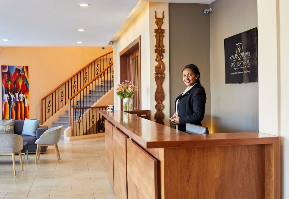 산 크리스토발 호텔의 야외 수영장