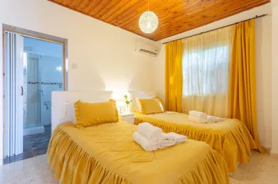 Villa Constantinos Large Private Pool Walk to Beach Sea Views A C Wifi Car Not Required - 2220