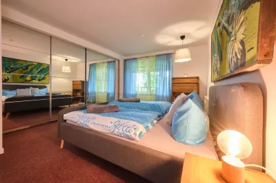 Traumhaftes Gartenloft Hotels in der Nähe von Pferdegöpel in Lauta bei Marienberg