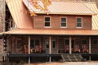 Cozy pine log cabin