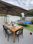 Walking distance to beach and shops, family home with fully enclosed garden.