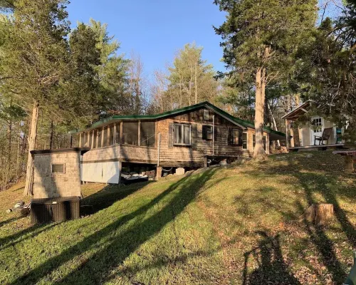 Lakefront Cabin on Black Lake with Dock - Sleeps 13 Hotels in Macomb