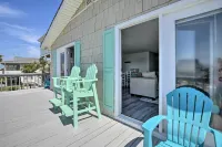 Oak Island Beach Abode w/ Deck: Walk to Shore! - Beach
