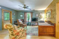Cozy Creekside Cabin w/ Fire Pit & Views! - 3-Star